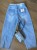 Jeansy z przetarciami dziurami jasny jeans balloon M.Sara XS - SKYLINE