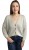Kardigan sweter bawełniany guziki oversize luźny beżowy Made in Italy- PURE COTTON