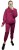 Komplet dresowy bawełna bluza oversize spodnie dresowe burak/bordo Millagro- BASIC SET