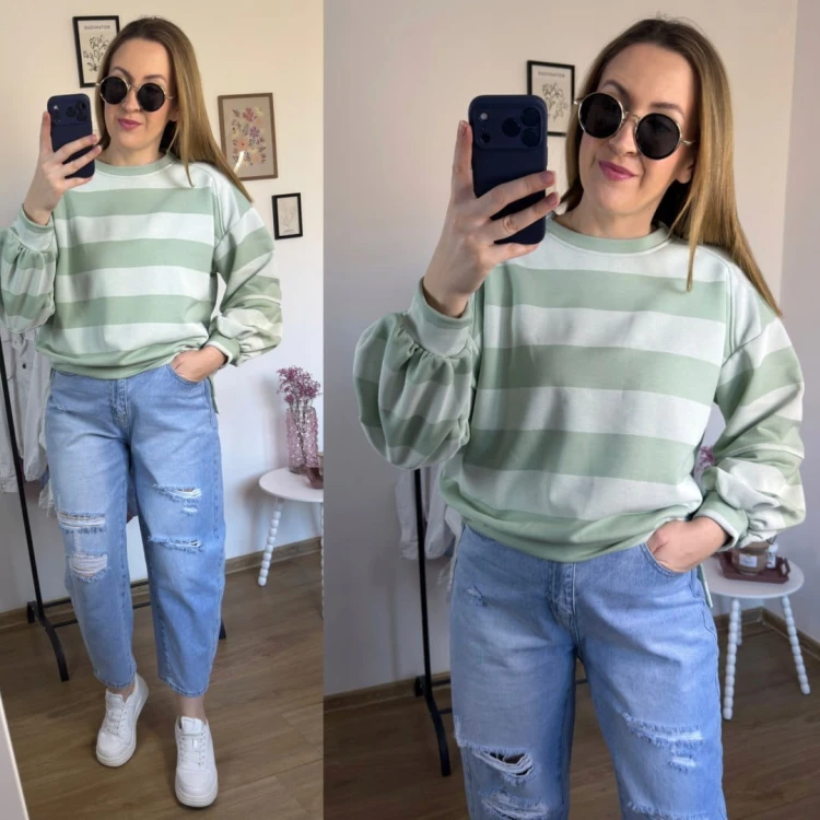 Okrągłe duże okulary przeciwsłoneczne damskie czarne metalowe oprawki