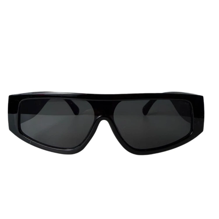 Okulary przeciwsłoneczne damskie czarne visor