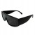 Okulary przeciwsłoneczne damskie czarne visor