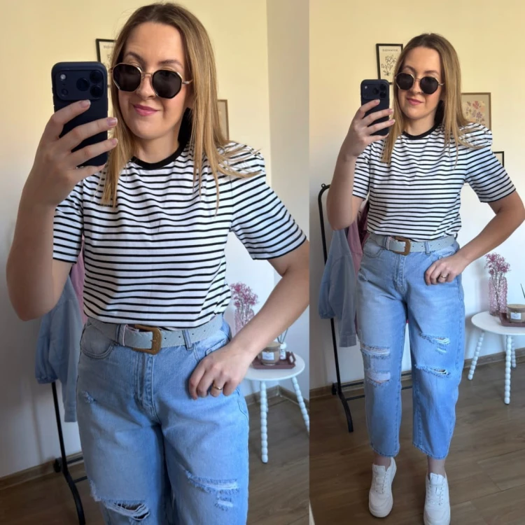 Okulary przeciwsłoneczne geometryczne czarne panterka metalowa oprawa