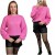 Sweter oversize luźny szerokie rękawy wełna Me Gusta S M L XL