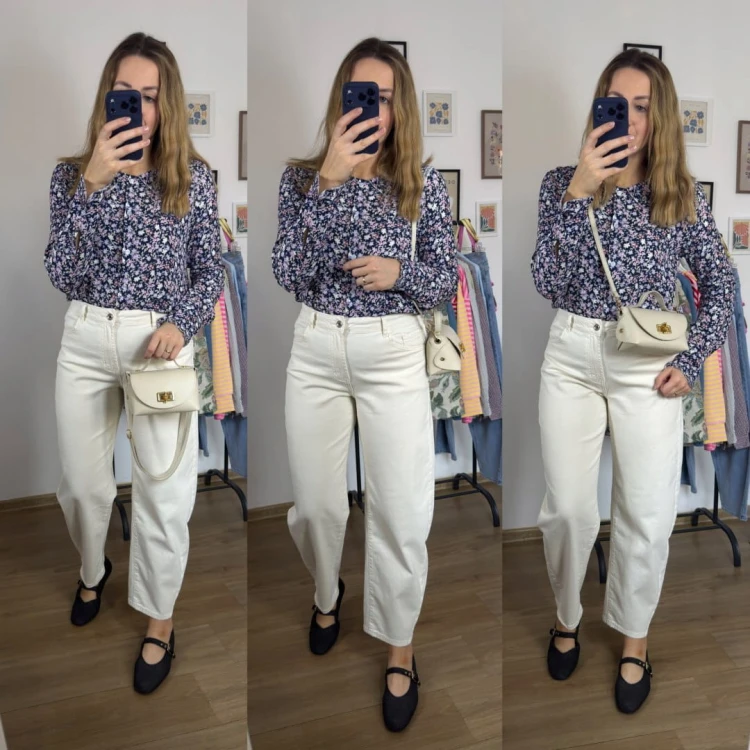 Torebka mała skóra naturalna licowa beżowa pasek Vera Pelle- MARZIA