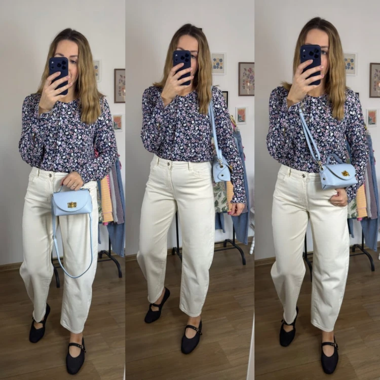 Torebka mała skóra naturalna licowa niebieska błękitna pasek Vera Pelle- MARZIA