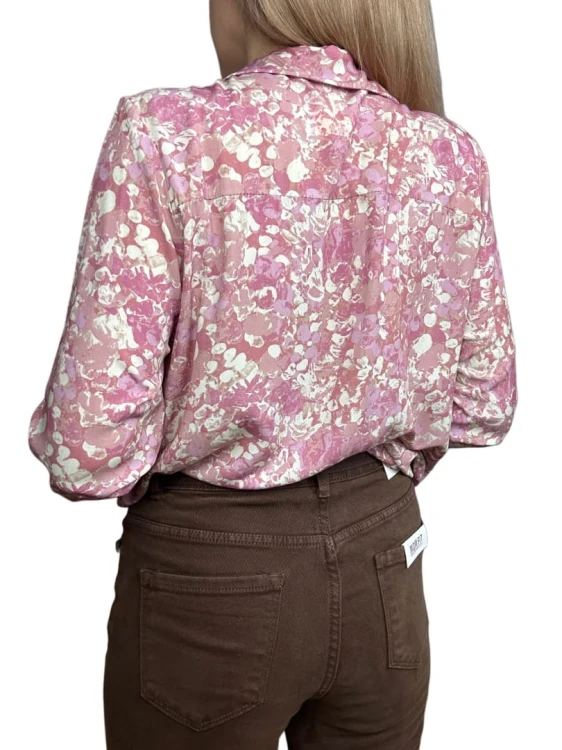 Wzorzysta koszula 100% wiskoza luźna oversize wiskozowa S M L Moonlight