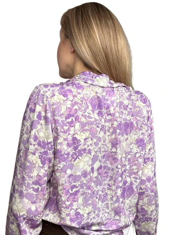 Wzorzysta koszula 100% wiskoza luźna oversize wiskozowa S M L Moonlight