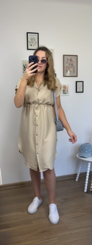 Sukienka koszulowa luźna Lamiar