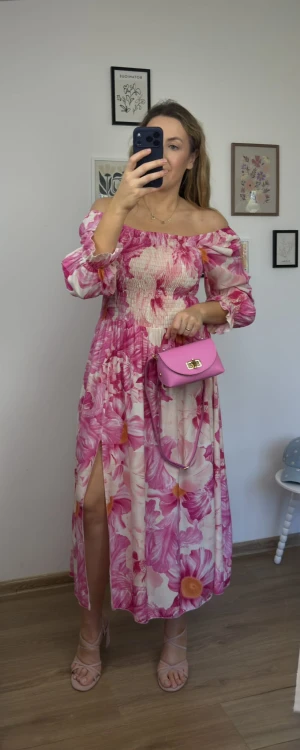 sukienka lorena maxi długa sukienka kwiaty