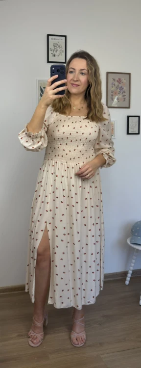 sukienka lorena maxi długa sukienka wisienki