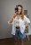 Lniana koszula damska MILA biała oversize przód