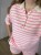 Włoski komplet polo damski PALERMO neon róż na lato