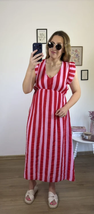 Letnia sukienka muślinowa DOLCE ROSA maxi