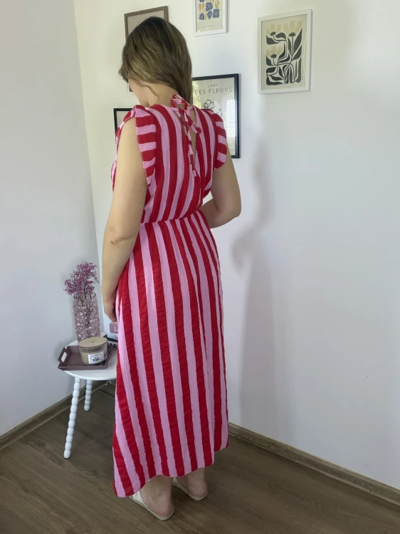 Sukienka muślinowa DOLCE ROSA tył