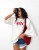 Biały t-shirt oversize damski CHIC La Milla
