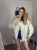 Luźna koszula bawełniana oversize w kratę żółta niebieska h-Trend- VELLA CHECK