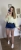 Luźna koszula bawełniana oversize w kratę żółta niebieska h-Trend- VELLA CHECK