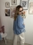 Koszula jeansowa oversize LUCY PATCHWORK WIYA – ujęcie z boku.