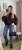 Burgundowy sweter CLOUDY Chmurka damski – fason oversize