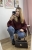 Puszysty sweter CLOUDY Chmurka w kolorze burgundowym