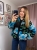 Kurtka damska typu baranek FLORAL TEDDY w kwiatowy wzór
