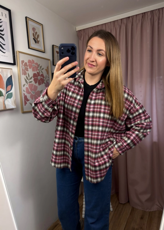 Koszula oversize flanelowa Azara