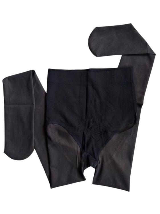 Czarne rajstopy wytrzymałe modelujące MiNiMi 3-4 L/XL