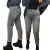 Szare spodnie jeansowe damskie mom fit MILAS z wysokim stanem